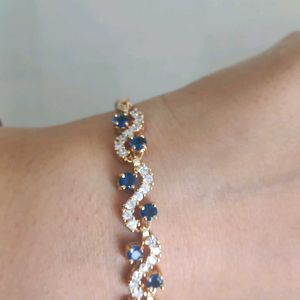 Blue Ad Stone Bracelet