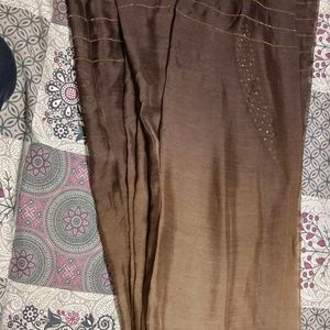 Coffee Brown Beautiful Saree