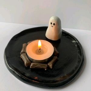 Halloween Themed Clay Trinket