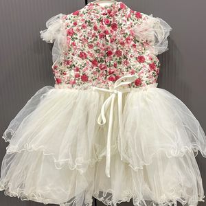 White Baby Frock