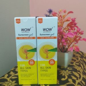 Wow Skin Science Sunscreen Gel