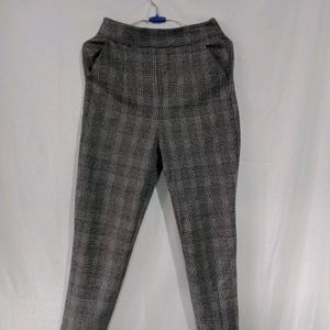 Formal Grey Viscose Pants