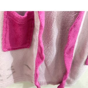 Pink Bathrobe for Girls