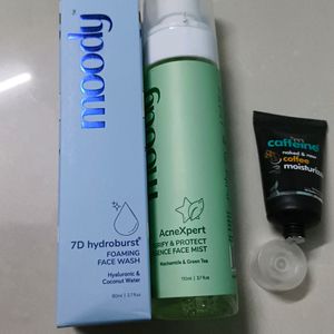 Foming Facewash And Face Mist& Moisturizer