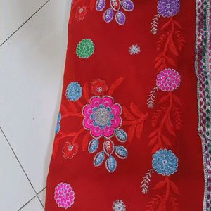 Women Embroidery Saree