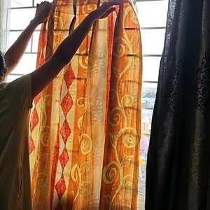 10 Pieces HOME CURTAIN WITH LINING