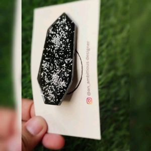 Resin hair clip