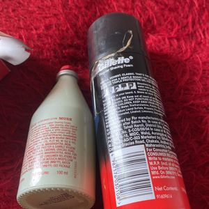 Shaving Foam After Shave Lotion