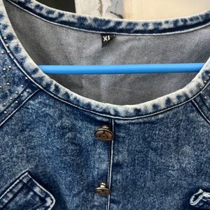 Denim Pocket Dress