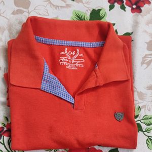 Unisex Red Polo Tee