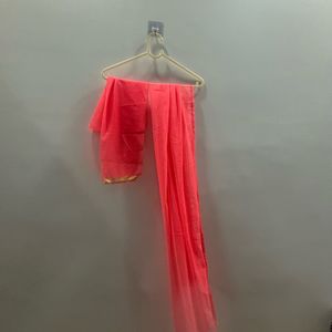 Coral Net Gown Never Worn Without Tag