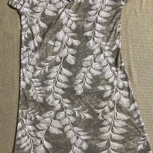 Grey Printed Nighty