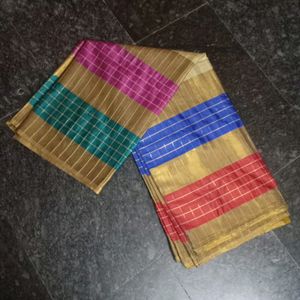 multi color saree