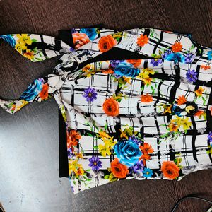 Girls Floral Stylish Top