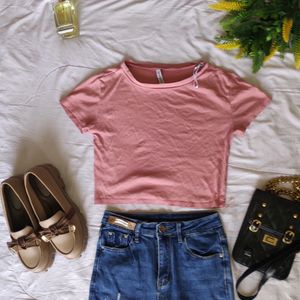 H&M Pink Crop Top