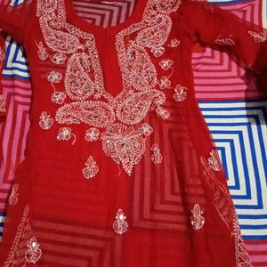 Chickenkari Kurti Embroidery