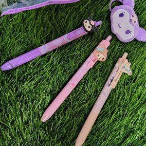 Set of 3 Sanrio Character Gel Pens