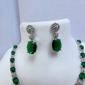 💠AD Necklace Set With Earrings- Selec Ur Fav