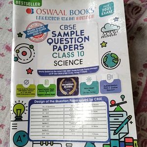 CBSE Sample Question Paper Class 10 Book Science