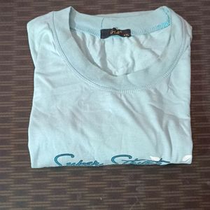 Cyan Color T Shirt Men✅