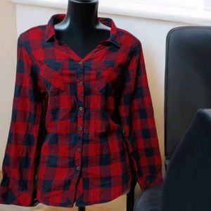 Pure Cotton Roadster Authentic Checked Print Shirt