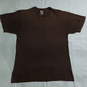 Men Brown T-shirt