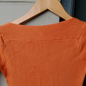 Sweet Knitted Coral Sweater