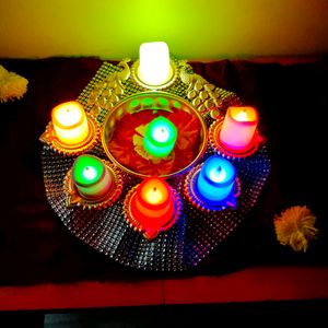 Decorative Diya In Metal