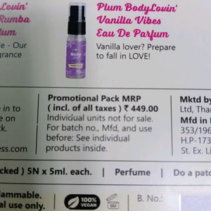 Plum Perfume Set