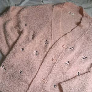 Baby Pink Cardigan