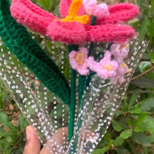 Handmade Crochet Small Bouquet