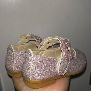 Babyoye Glittery purple Ballerina For Girl Kids