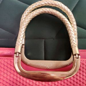 New Hot Pink Shoulder Cum Handbag