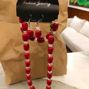 Necklace And Earrings Set