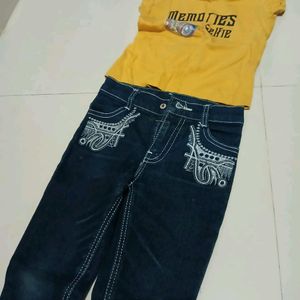 Unisex Kids Jeans of 2-5 Years Age