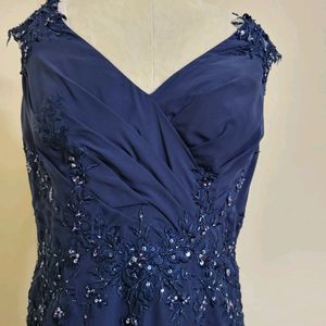 Navy Blue Gown