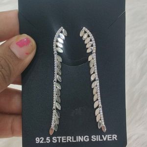 92.5 Sterling Silver Heavy Earings