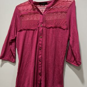 Pink Rose Colour Shirt