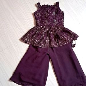 Purple Suit For Girl Baby