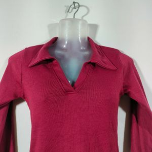 Mroon Casual Top (Women's)