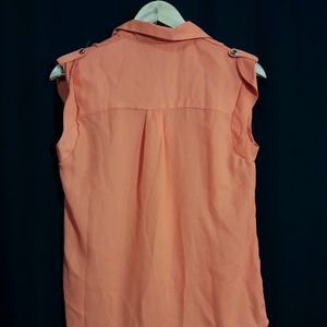 Women Orange Top