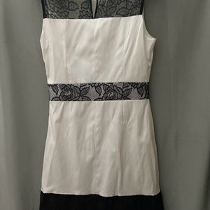 Black And White Lace Dress