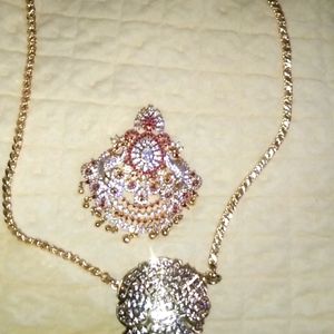 Combo Pendant With Dollar Chain