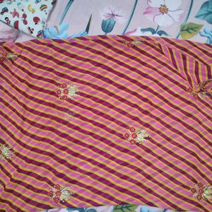 Rajasthani Leheriya Saree With Blouse