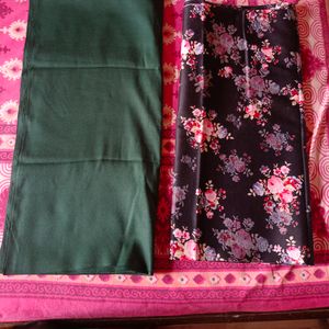 Kurta And Pant Material With Free Purse