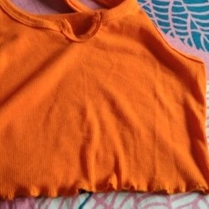 Orange Tank Top