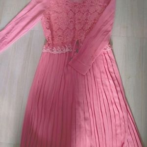 Peach Colour Gown