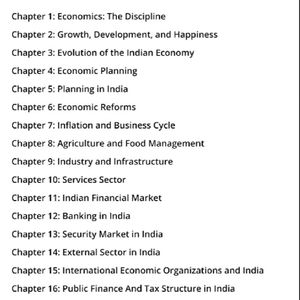 Indian Economy For UPSC