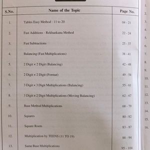 Vedic Maths Class 6