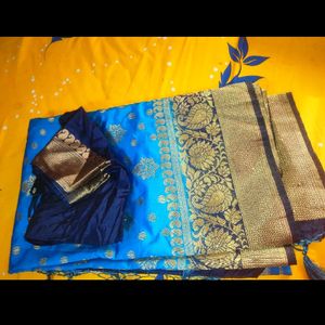 New Pure Silk Stone Saree